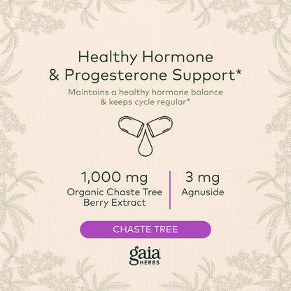 Gaia Herbs Vitex Berry (Chaste Tree) - Supports Hormone Balance & Fertility Gaia HerbsUS supplements