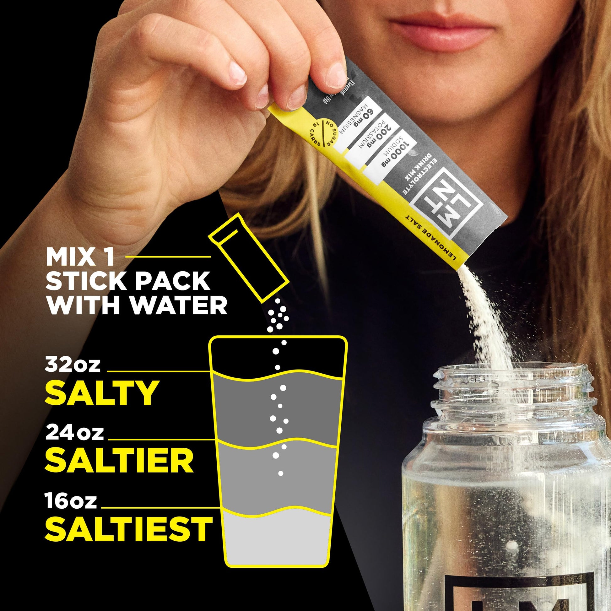LMNT Zero Sugar Electrolytes - Lemonade | Drink Mix | 18-Count Drink LMNTUS supplements