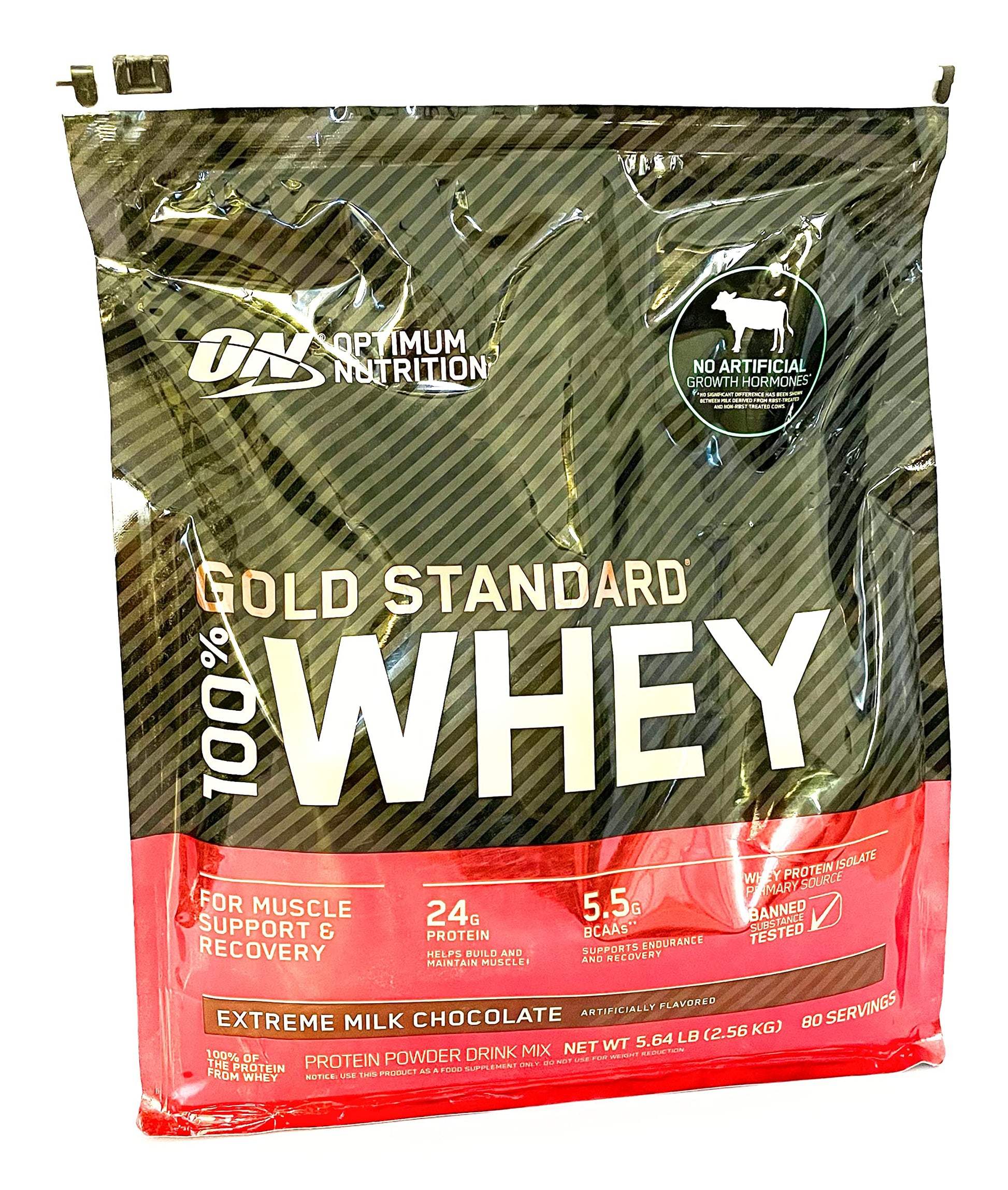 100% Whey Gold Standard, Extreme Milk Chocolate, 5 lb Optimum NutritionUS supplements