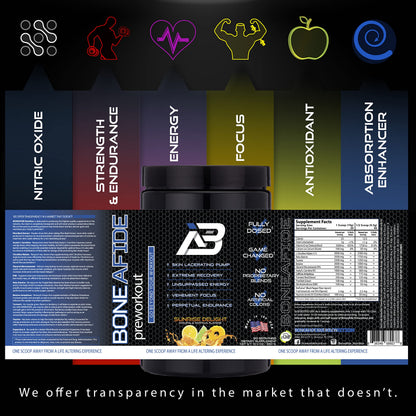 Boneafide Preworkout (Sunrise Delight) Boneafide NutritionUS supplements