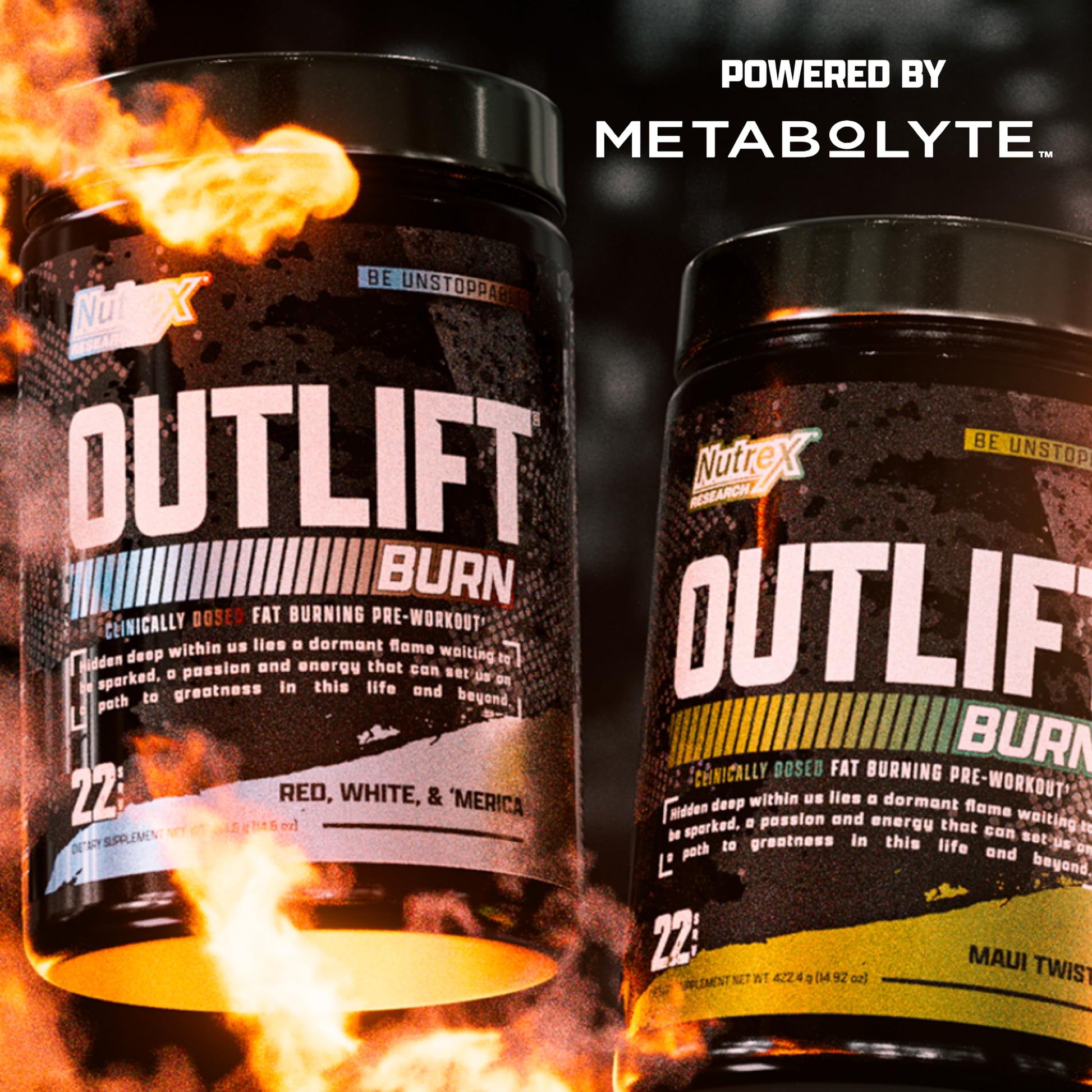 Nutrex Research Outlift Burn Thermogenic Pre Workout Powder, 2 in 1 Performance Nutrex ResearchAu supplements
