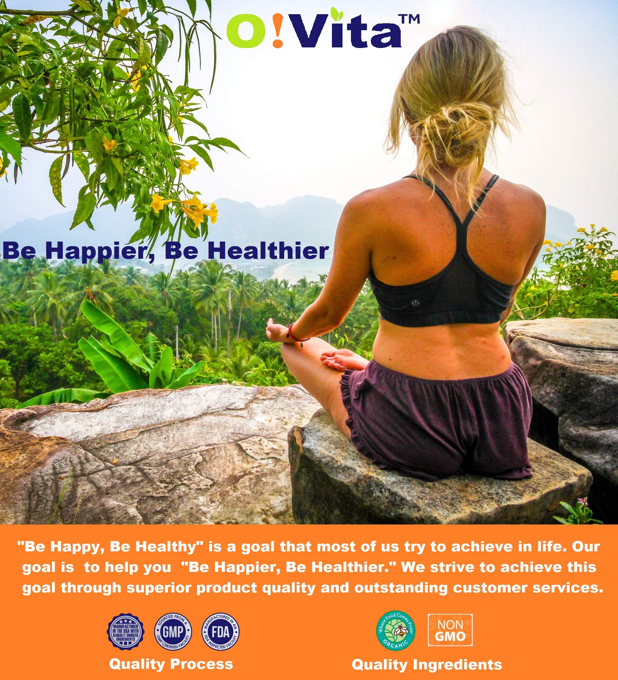 O!VITA Liquid Multivitamin Complete, with a Full Spectrum of Vitamins and Minerals, Plus 42 Fruits and Vegetable Proprietary Blend, Easy Absorption (60 Vegan Liquid Filled Capsules) O!VITAAu supplements