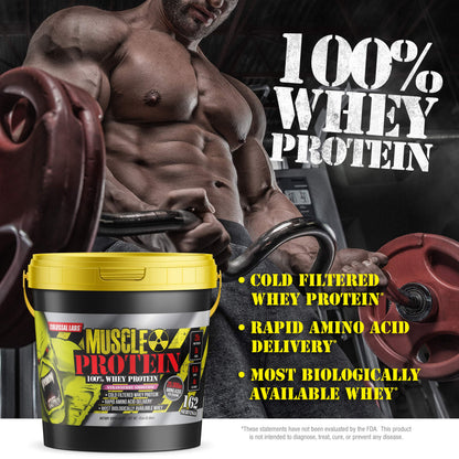 COLOSSAL LABS Muscle Protein Whey Powder [12 lbs/Pack of 1]-Strawberry Protein COLOSSAL LABSUS supplements