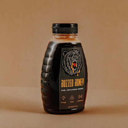 Buzzed Honey - 16oz, Natural Preworkout Supplement, Raw Honey, Caffeine, Clean Energy Buzzed HoneyUS supplements