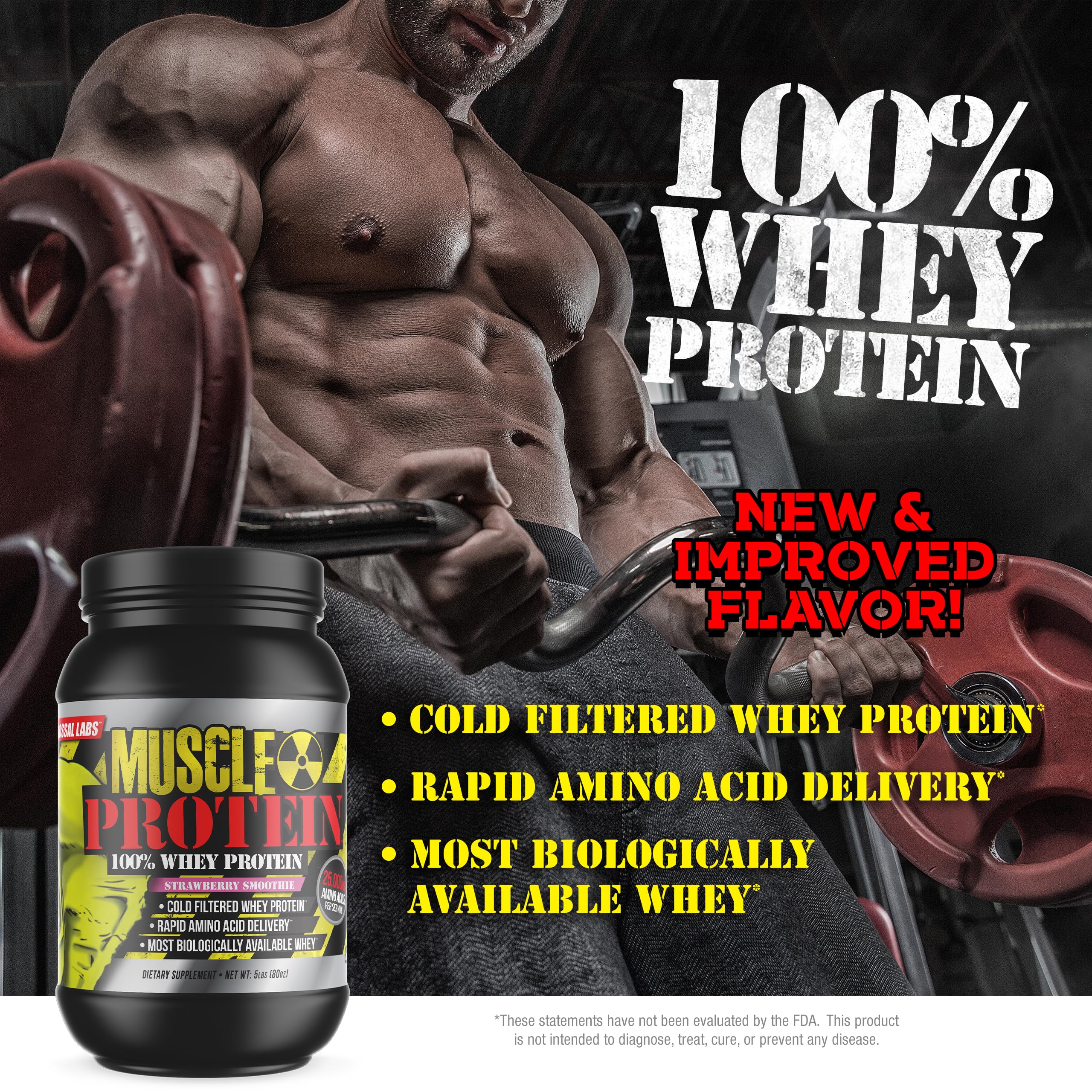 COLOSSAL LABS Whey Protein Powder [15 lbs/Pack of 1]– Chocolate Protein, Cold Filtered COLOSSAL LABSUS supplements