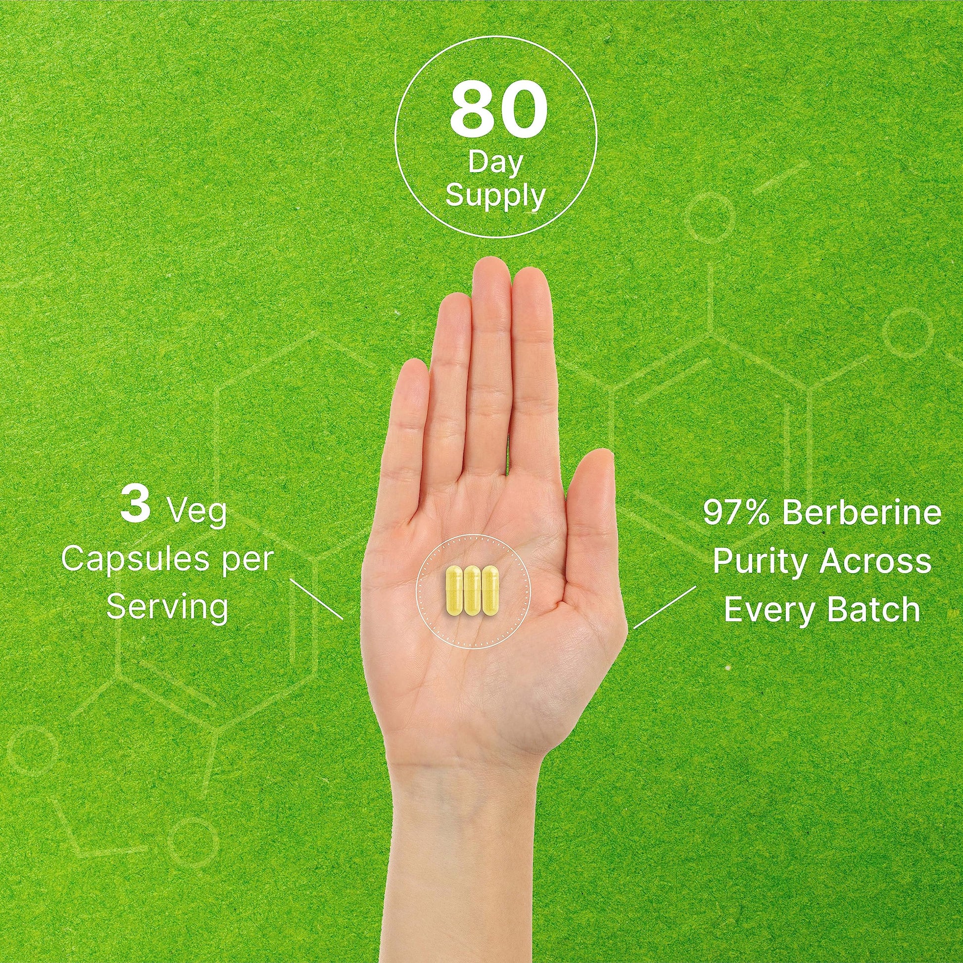 Berberine Supplement 500mg Per Capsule (1500mg Per Serving) | 240 Veggie Capsules DEAL SUPPLEMENTAu supplements
