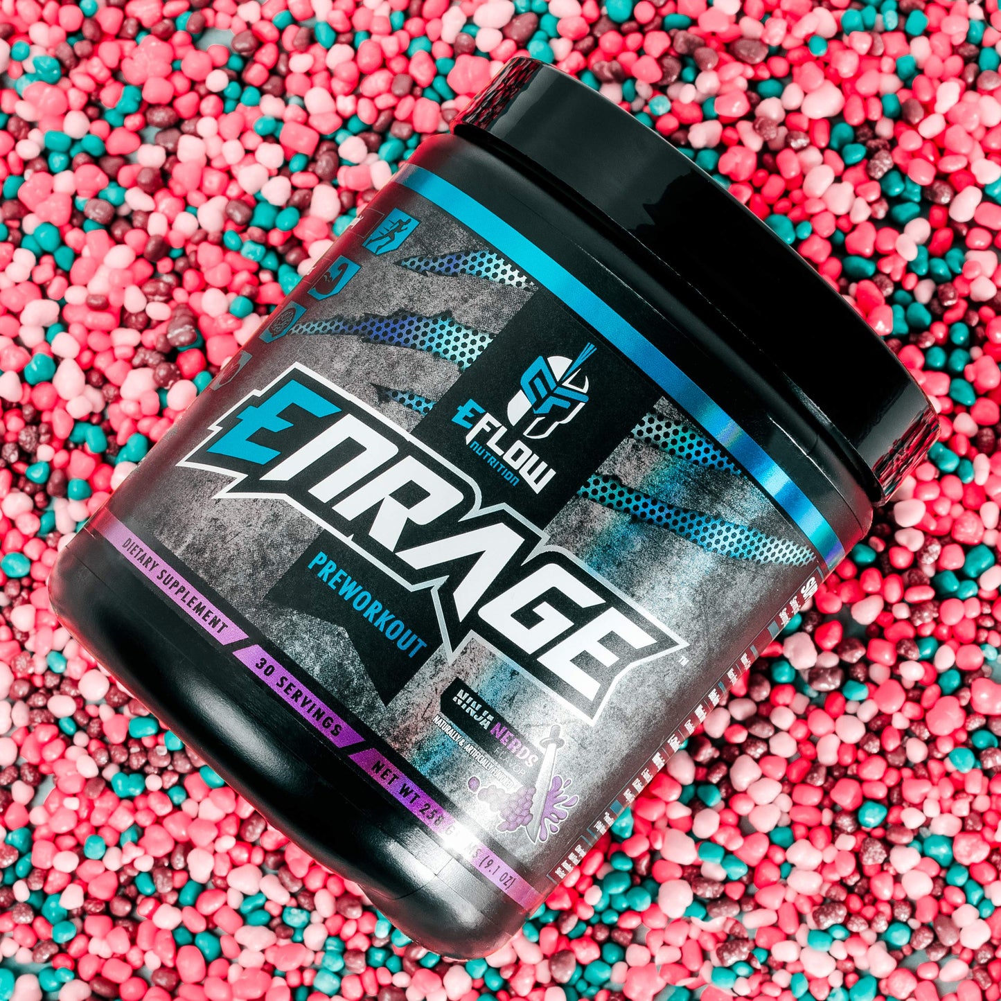 eFlow Nutrition ENRAGE Pre Workout - Energy, Focus, Pumps, and Strength - Ninja Nerds eFlow NutritionUS supplements