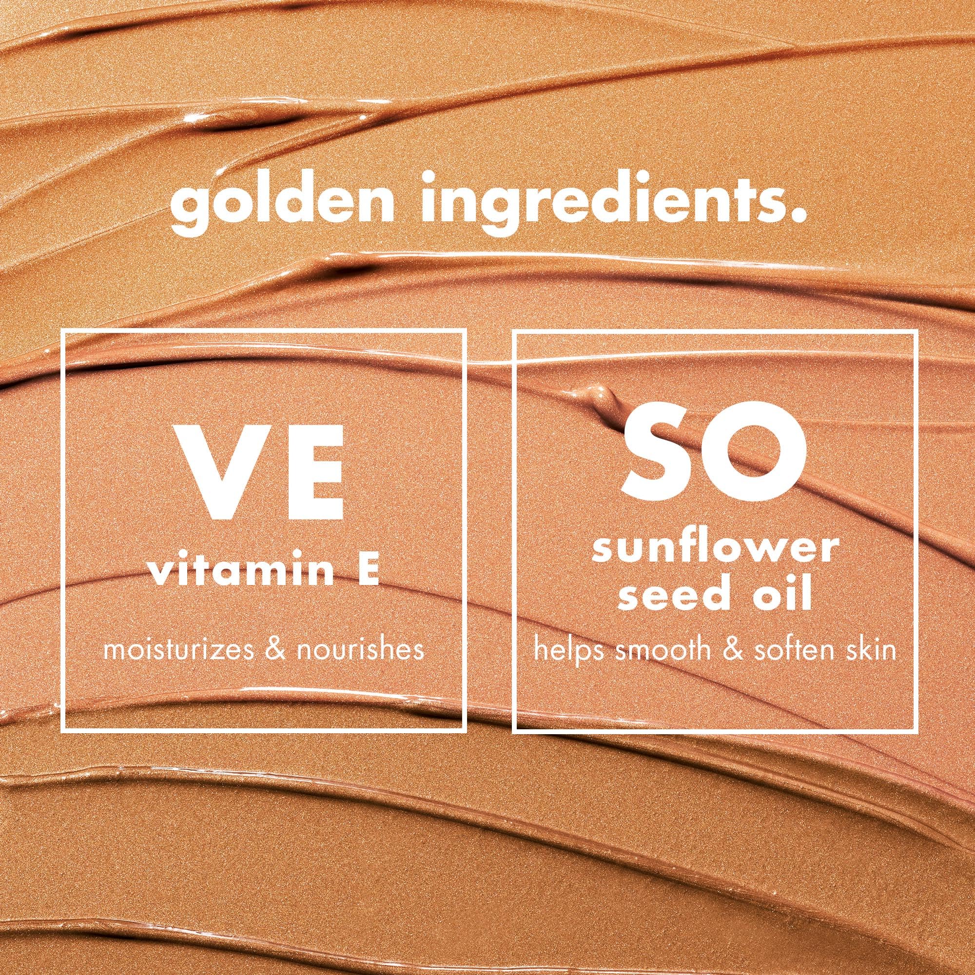 e.l.f. SKIN Bronzing Drops, Liquid Bronzer For Face & Skin, Creates A Sun-Kissed Glow, Infused With Vitamin E, Vegan & Cruelty-Free, Pure Gold e.l.f.Au supplements