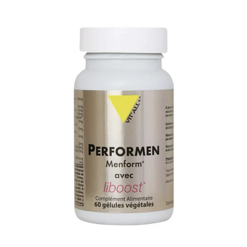 Performen Menform avec Liboost 60 gélules VIT'ALL+ PerformenAu supplements