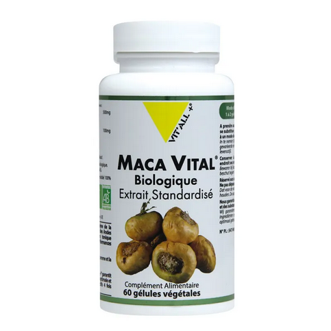 Maca Vital Bio 500 mg 60 gélules VIT'ALL+ Maca VitalAu supplements