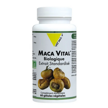 Maca Vital Bio 500 mg 60 gélules VIT'ALL+ Maca VitalAu supplements