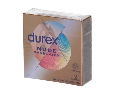 Durex Nude 2 latex-free condoms DurexAu supplements
