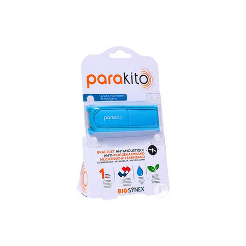 Parakito light blue rechargeable mosquito repellent bracelet PARAKITOAu supplements