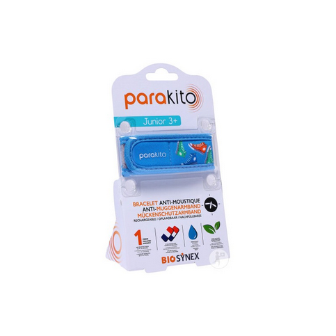 Parakito rechargeable mosquito repellent kid bracelet with "sneakers" patterns PARAKITOAu supplements