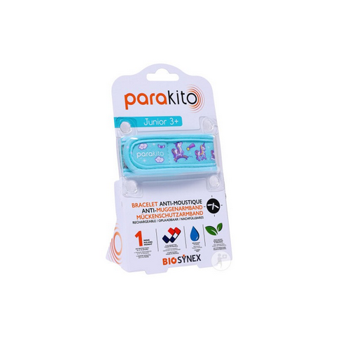 Parakito rechargeable mosquito repellent kid bracelet with "unicorn" patterns PARAKITOAu supplements