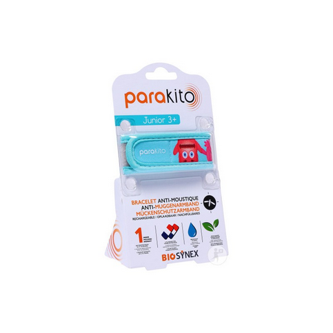 Parakito rechargeable mosquito repellent kid bracelet with "monsters" patterns PARAKITOAu supplements