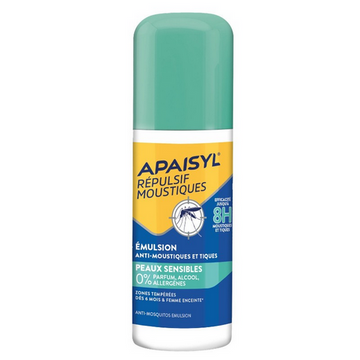 Apaisyl mosquito repellent spray for sensitive skin 90 ml ApaisylAu supplements