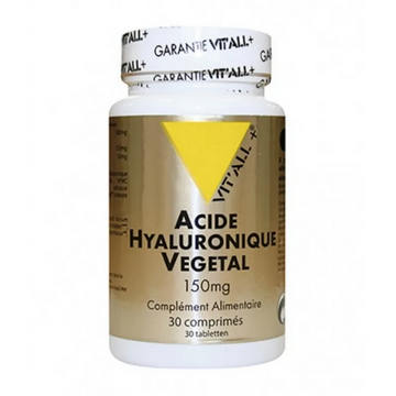 Acide Hyaluronique vegetal 150 mg 30 comprimés VIT'ALL+ VIT'ALL+Au supplements