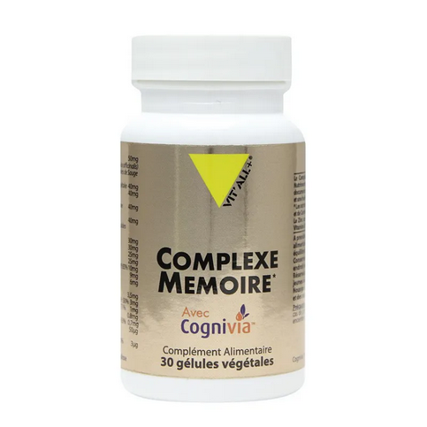 Complexe Mémoire 30 gélules VIT'ALL+ VIT'ALL+Au supplements