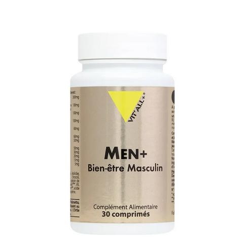Men+ Complexe pour Homme 30 comprimés VIT'ALL+ VIT'ALL+Au supplements