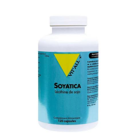 Soyatica Lecithine 1200mg 120 capsules VIT'ALL+ VIT'ALL+Au supplements