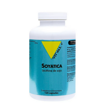 Soyatica Lecithine 1200mg 120 capsules VIT'ALL+ VIT'ALL+Au supplements