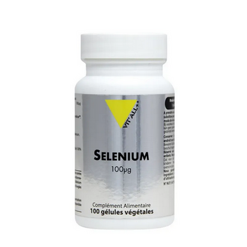 Selenium 100 microg 100 gélules VIT'ALL+ VIT'ALL+Au supplements