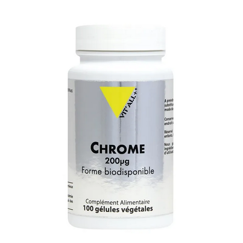 Chrome picolinate 100 gélules VIT'ALL+ VIT'ALL+Au supplements