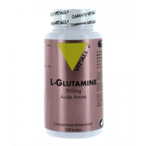 L-Glutamine 500 mg 100 gélules VIT'ALL+ VIT'ALL+Au supplements