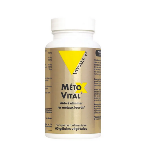 Métox Vital (Métaux lourds) 60 gélules végétales VIT'ALL+ VIT'ALL+Au supplements