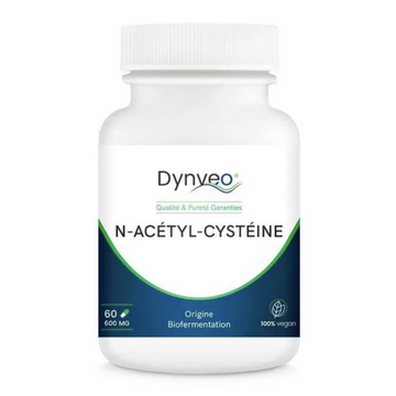 N-Acétyl-Cystéine pure 600mg 60 gélules DYNVEO DYNVEOAu supplements