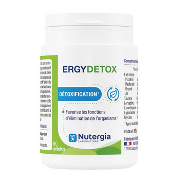 ERGYDETOX 60 capsules - NUTERGIA NutergiaAu supplements