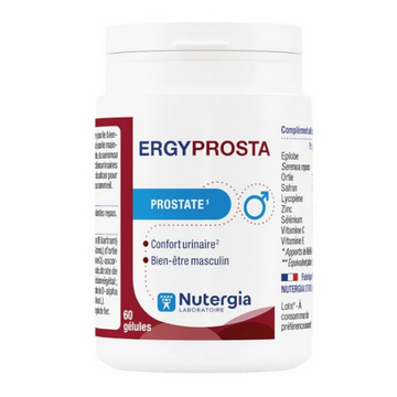 ERGYPROSTA men's prostate 60 tablets NUTERGIA NutergiaAu supplements