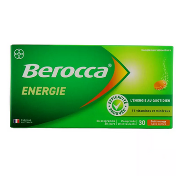 Berocca Ernergy 30 effervescents tablets TrustMedUSAAu supplements