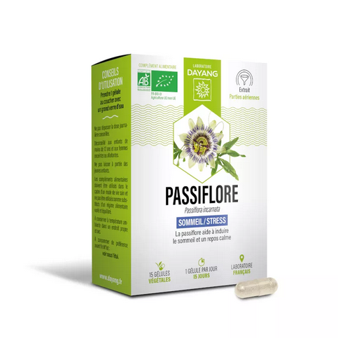 Organic passion flower 15 capsules - DAYANG DAYANGAu supplements