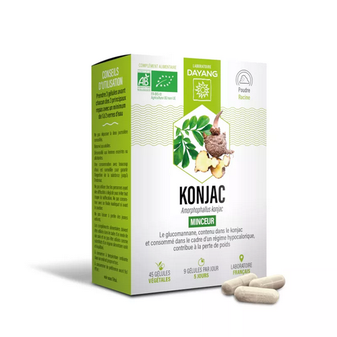 Organic Konjac 45 capsules - DAYANG DAYANGAu supplements