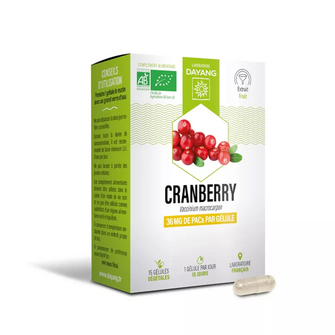 Organic Cranberry 15 capsules - DAYANG DAYANGAu supplements