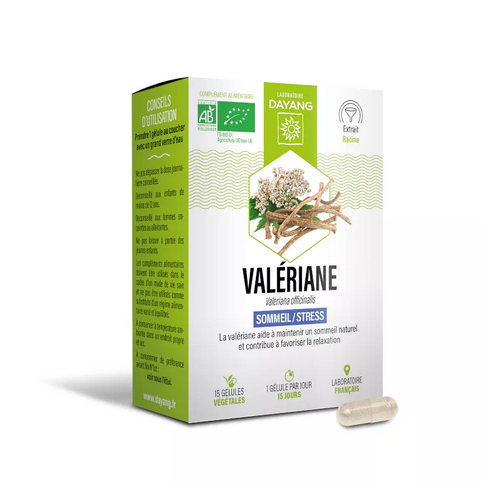 Organic Valerian 15 capsules - DAYANG DAYANGAu supplements