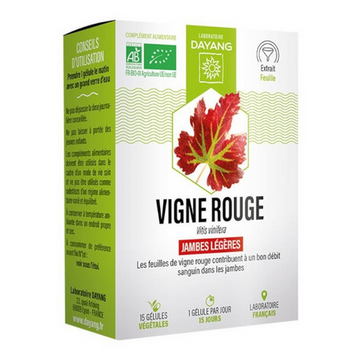 Organic red vine 15 capsules - DAYANG DAYANGAu supplements