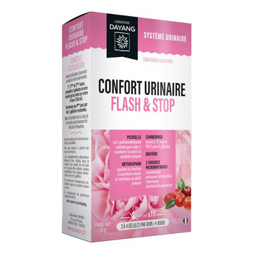 Urinary comfort flash & stop 15 capsules - DAYANG DAYANGAu supplements