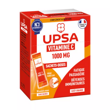 Vitamin C 1000mg - 10 packets - UPSA UPSAAu supplements