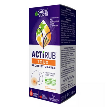 ACTIRUB syrup against oily and dry cough SANTE VERTE SANTE VERTEAu supplements