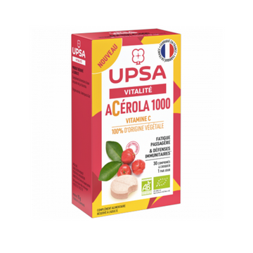 Acerola 1000 organic chewable tablets - UPSA UPSAAu supplements