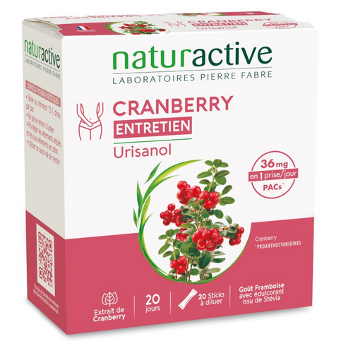 NATURACTIVE Urisanol Entretien cranberry - 20 sticks NATURACTIVEAu supplements