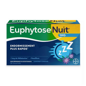 Euphytose nuit 1 mg melatonin - 30 tablets TrustMedUSAAu supplements