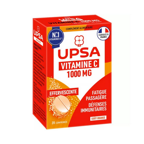 Vitamin C 1000mg - 20 effervescent tablets - UPSA UPSAAu supplements