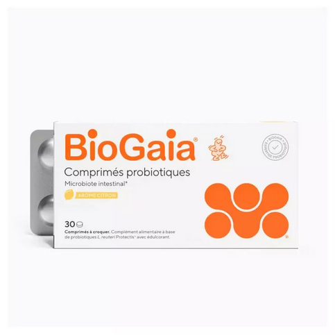 BioGaia probiotic chewable tablets - Lemon flavor BioGaiaAu supplements