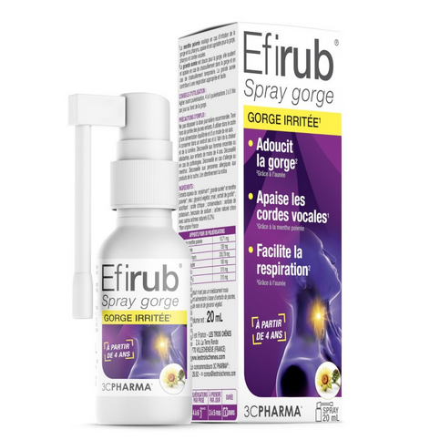 Efirub irritated throat spray 3C PHARMA 3C PHARMAAu supplements