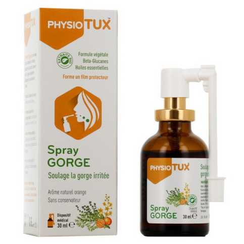 Physiotux throat spray IMMUBIO TrustMedUSAAu supplements