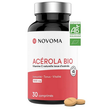 Acérola BIO 1000 mg 30 comprimés NOVOMA NOVOMAAu supplements